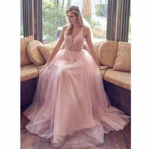 New formal ball gown pageant quiencenara dress